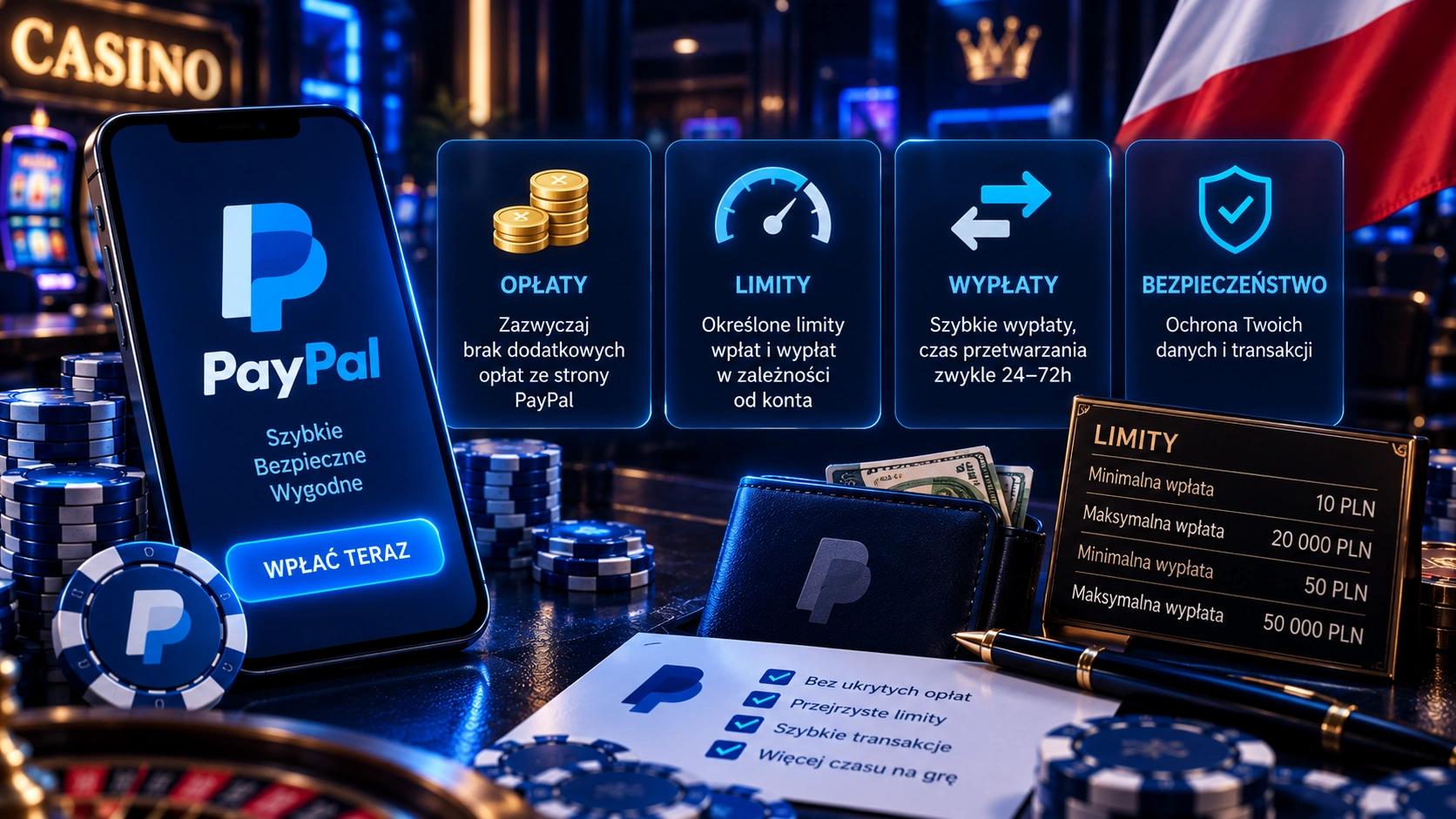 Opłaty i Limity: Ile Naprawdę Kosztuje PayPal w Kasynie